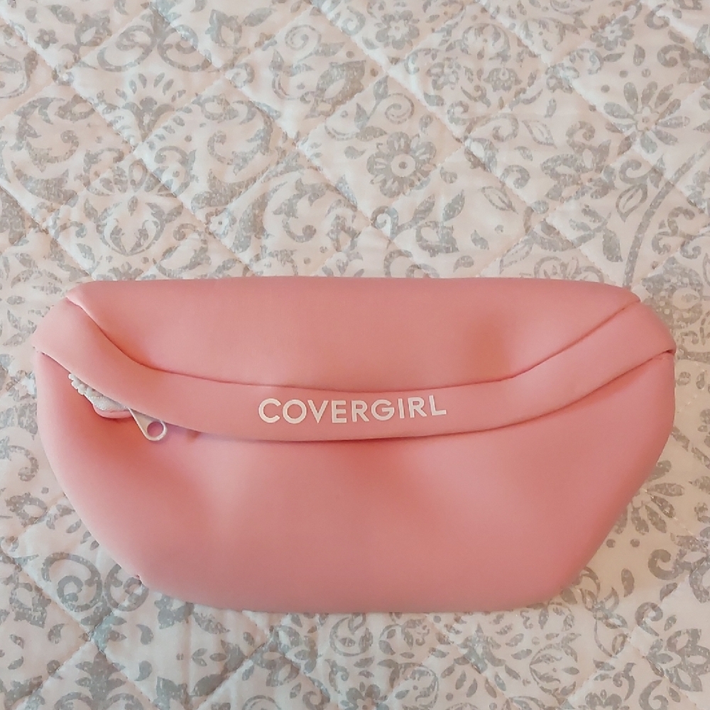 COVERGIRL Pink Zip Cosmetic Pouch